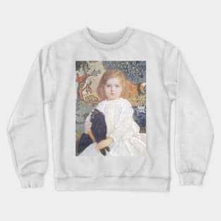 Baba and Billy (portrait of the artist's daughter, Vivian), 1920 by John Duncan Crewneck Sweatshirt